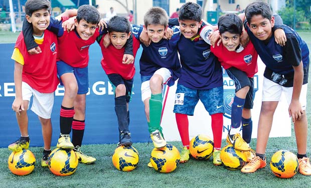 A file picture of kids at a training camp in the city A file picture of kids at a training camp in the city